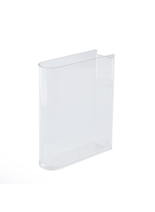 Si Bonne Clear Acrylic Curved Gift Box for Special Occasions – Transparent Decorative Basket Style Packaging for Chocolates, Sweets, Flowers, Cosmetics and Party Gift Sets - Image 1